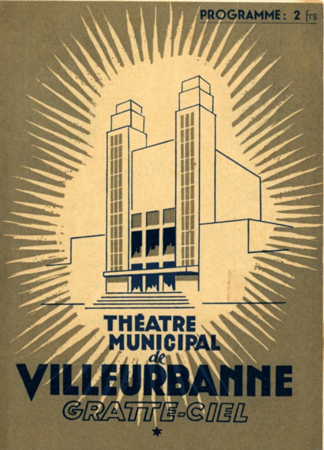 Couverture du programme (annes 1942-1943)