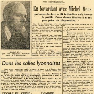 Chronique, Le Patriote 3-4 Novembre 1945
