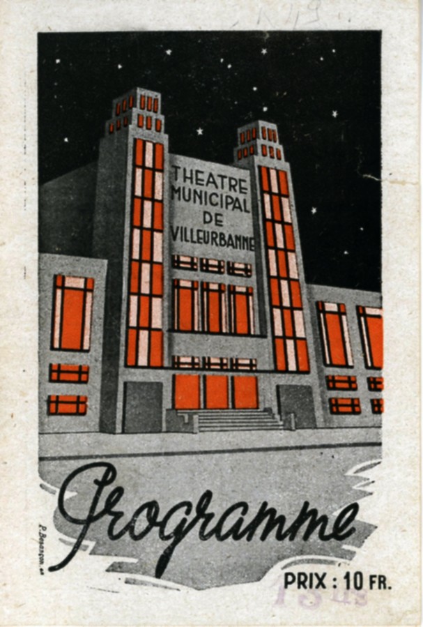 Couverture du programme (anne 1945-1946)