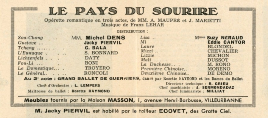 Programme du 17-19 dcembre 1948 avec distribution 