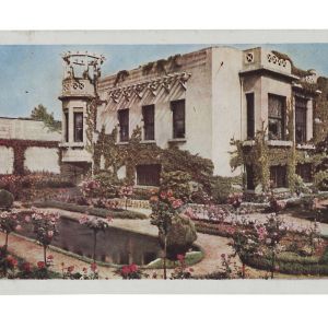 Carte postale Villa Lafont, façade et jardin, 1947