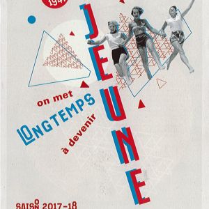 Plaquette 2017-2018 de la Maison des jeunes et de la culture de Villeurbanne. Archives municipales de Villeurbanne / Le Rize.