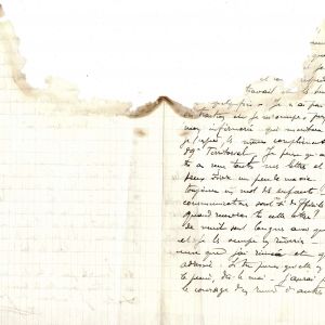 Lettre de Lazare Goujon adressée à son épouse Isabelle, novembre 1916. AMV, fonds R.Fisher 13Z1 - 1/3