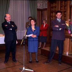 Dpart  la retraite d'Elisabeth Duhamel-novembre 1991