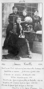 Jeanne  Ruello - 1879. Crédit photographique : droits réservés Raymond Desparmet ©