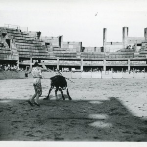 Spectacle de tauromachie dans le stadium, 10 juillet 1949 (AMV 21Fi123f)