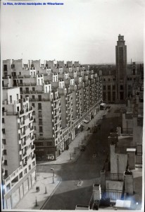 Avenue de l'Hôtel de ville, 1933.
