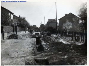 Lotissement Jardins et foyers : angle rue Siegfried rue Louise Michel. [cote 4Fi519]