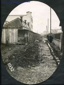Rue Raspail avant travaux de viabilité, 1932. [cote 4Fi98]