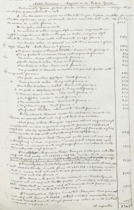 Figure 2: extrait du contrat de mariage de Marguerite Genin et Joseph Dorier, Archives d�partementales du Rh�ne et de la m�tropole de Lyon, 3E40305