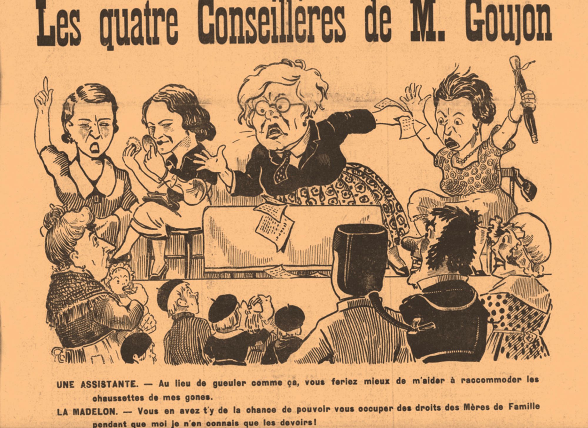 Les quatre conseillées de M. Goujon