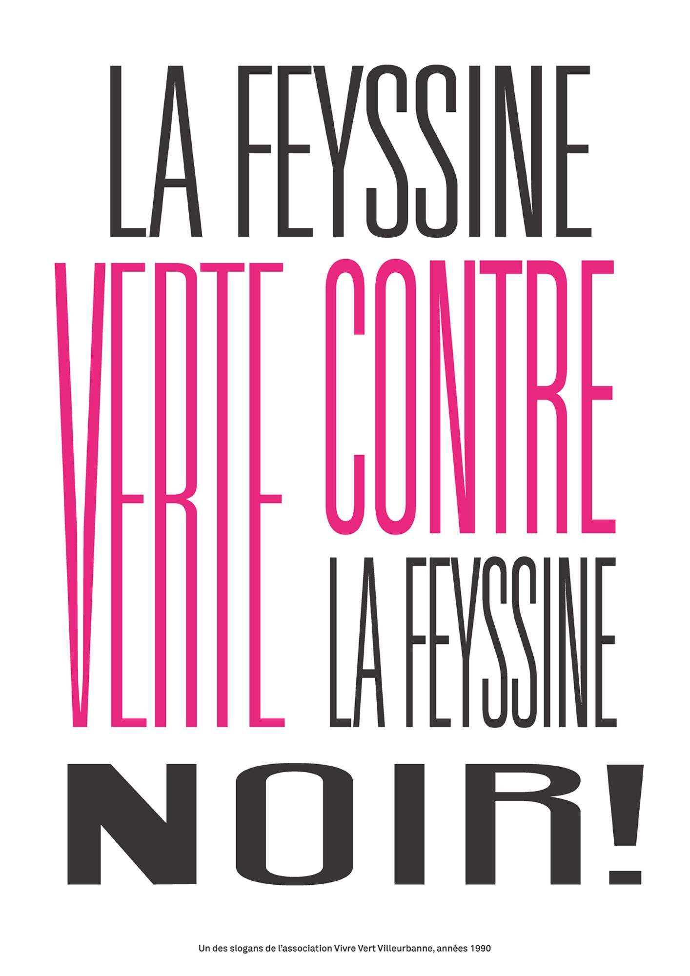 La Feyssine verte contre la Feyssine noire