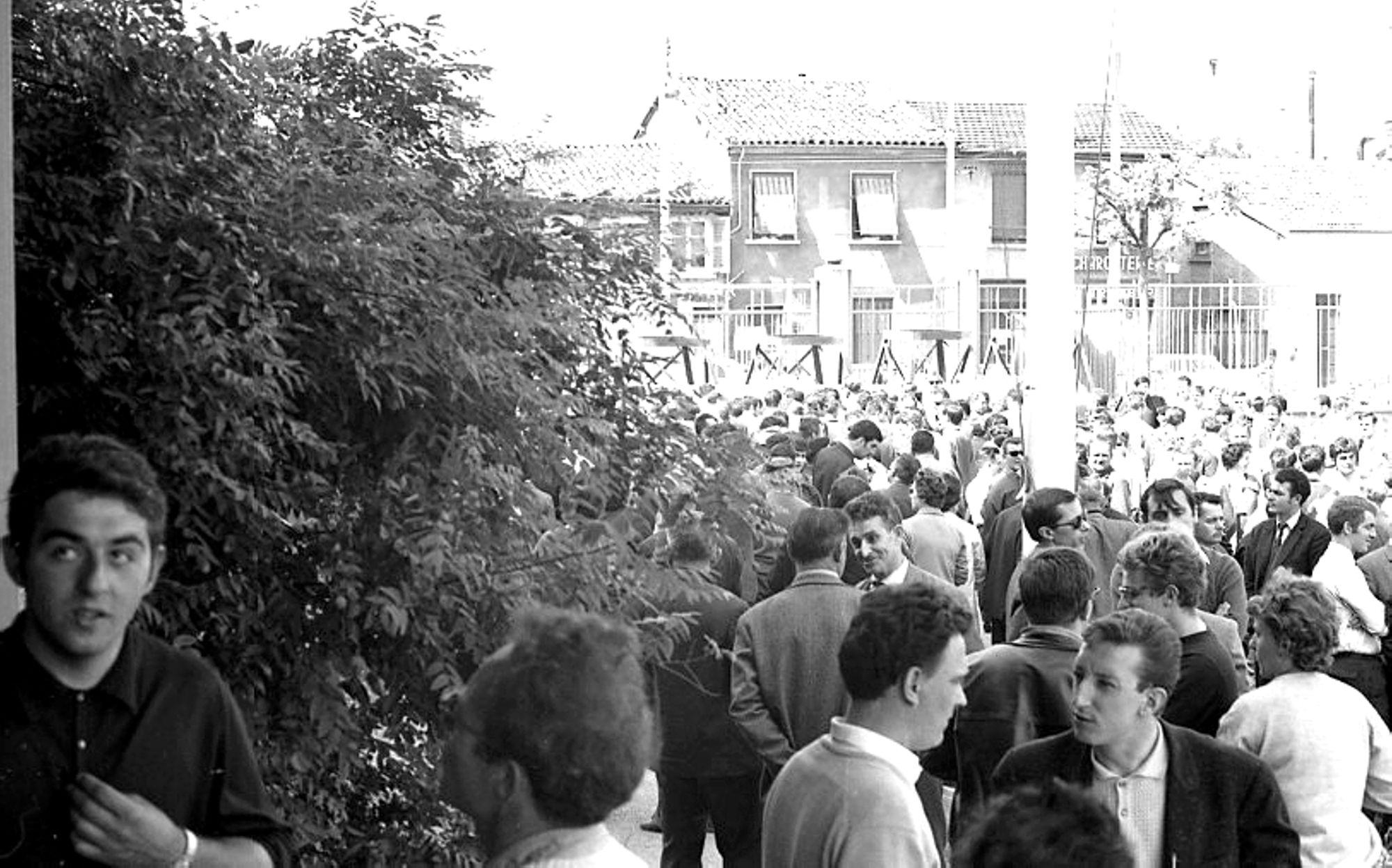 Manifestation syndicale de mai 68