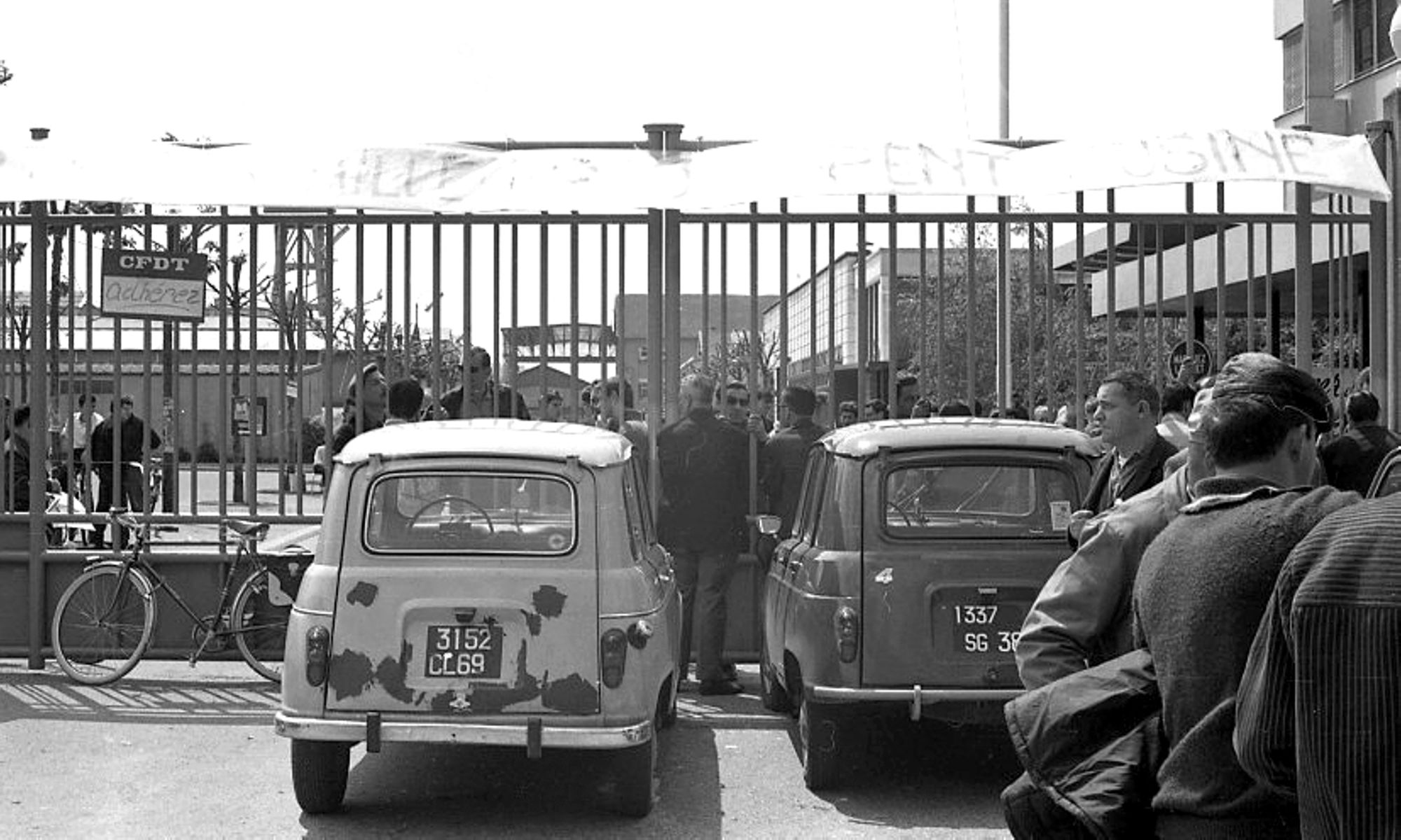 Manifestation syndicale de mai 68