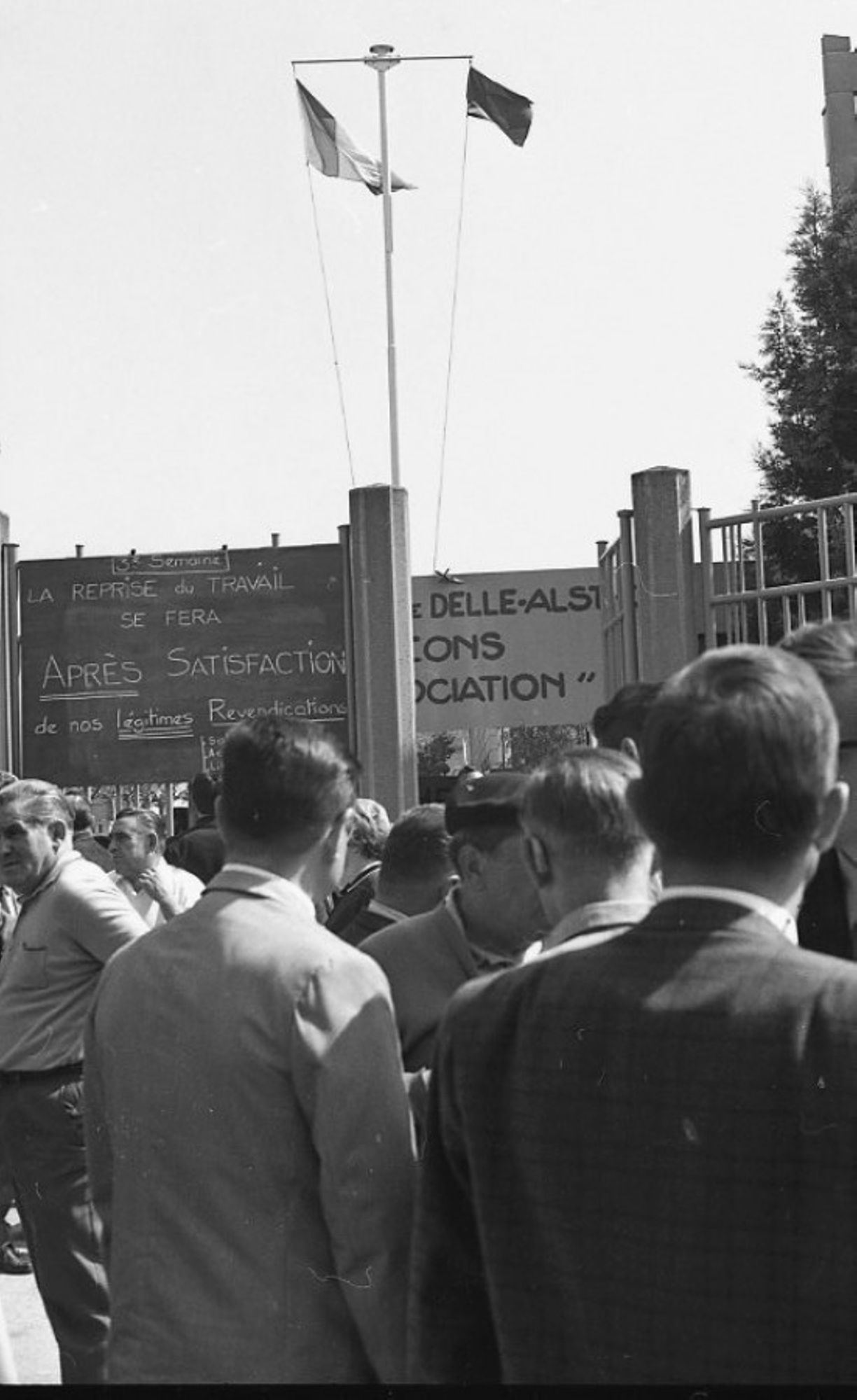 Manifestation syndicale de mai 68