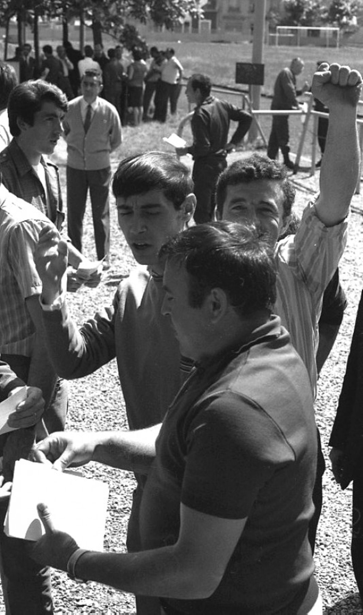 Manifestation syndicale de mai 68