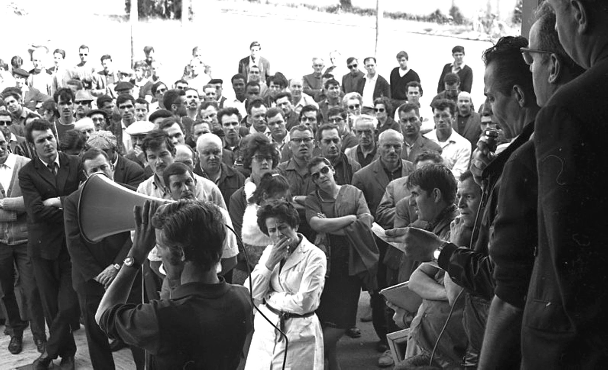 Manifestation syndicale de mai 68
