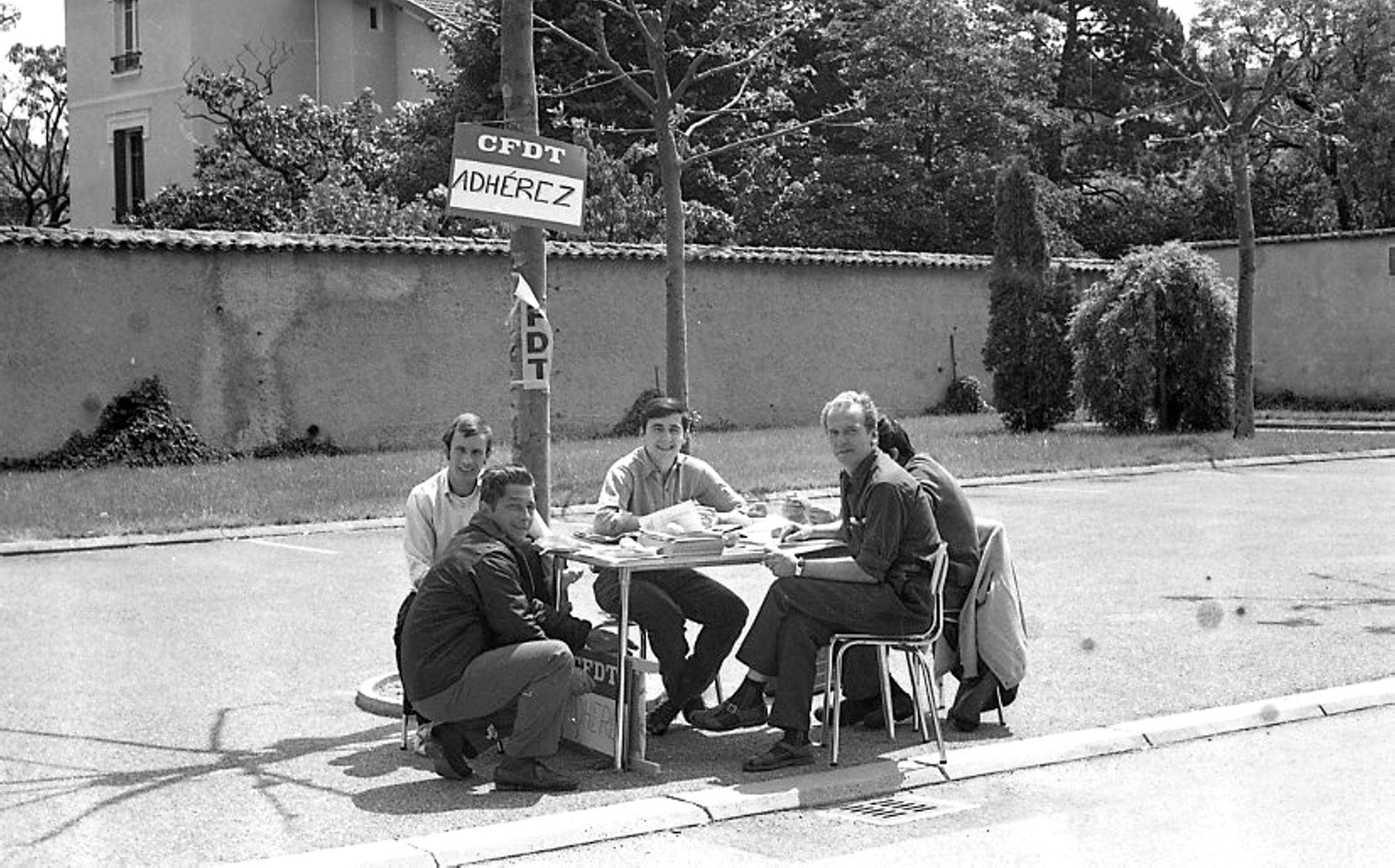 Manifestation syndicale de mai 68