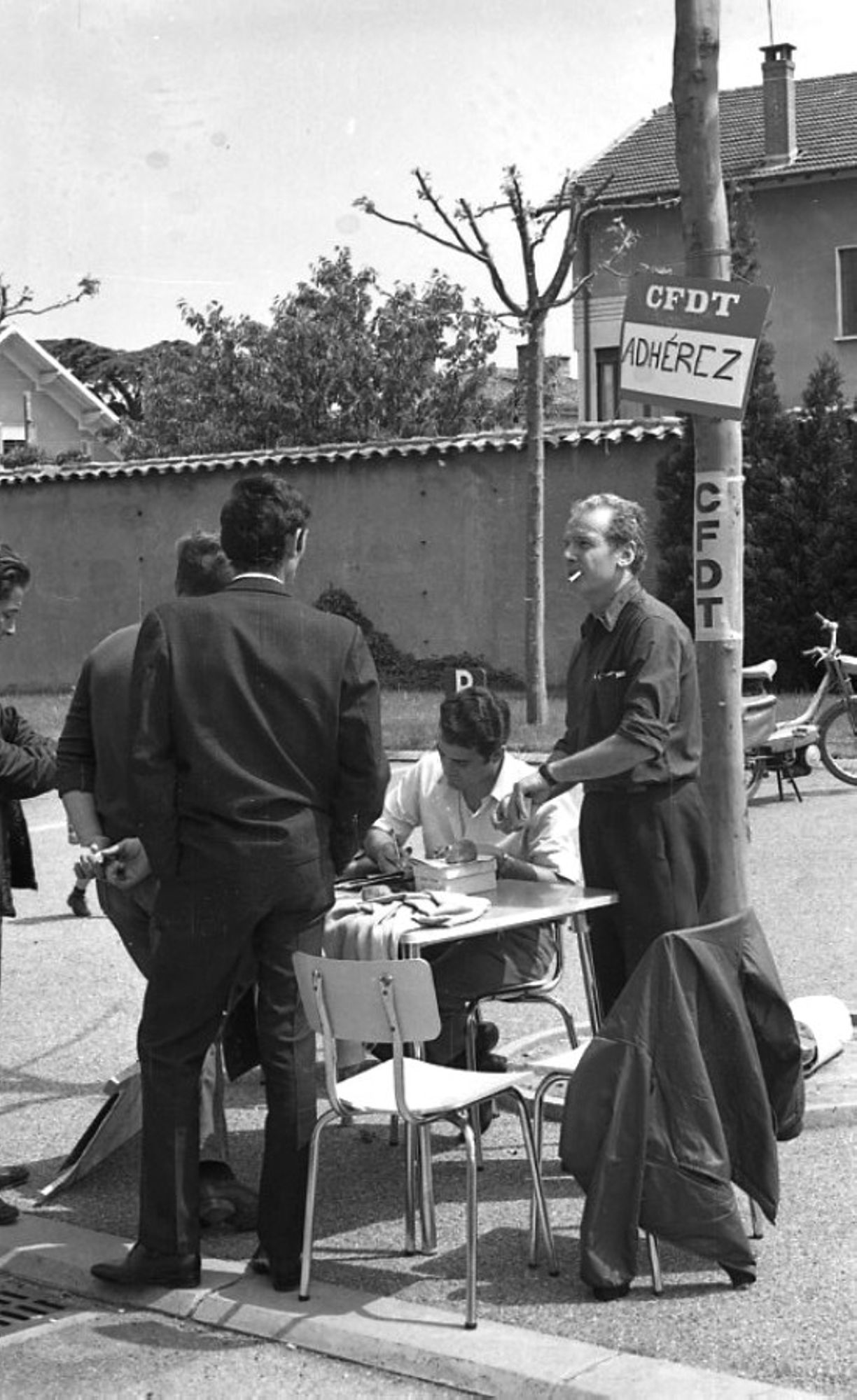 Manifestation syndicale de mai 68