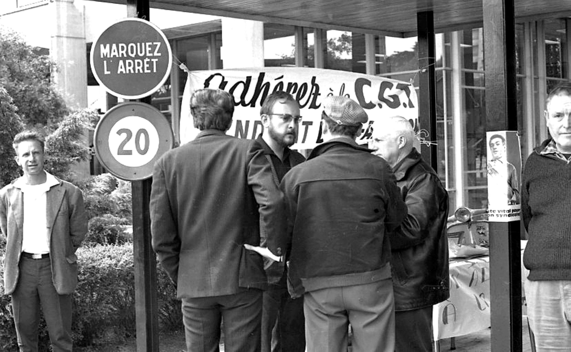 Manifestation syndicale de mai 68