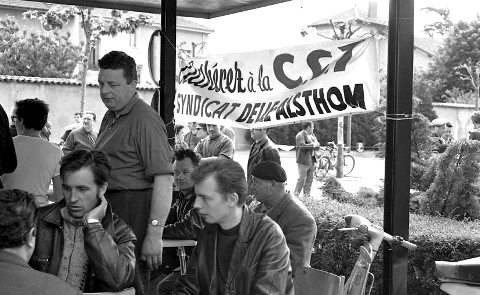 Manifestation syndicale de mai 68