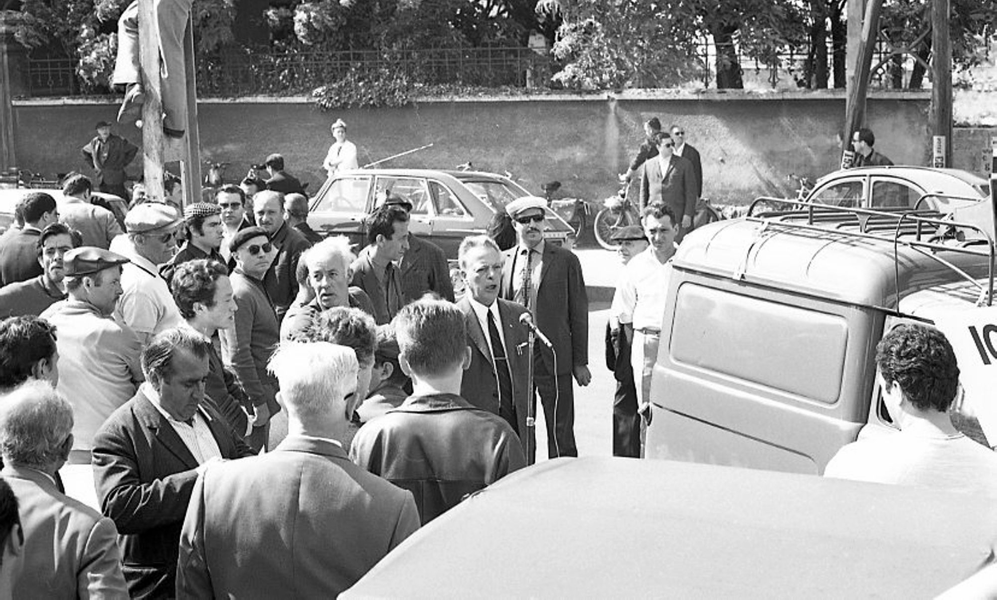 Manifestation syndicale de mai 68