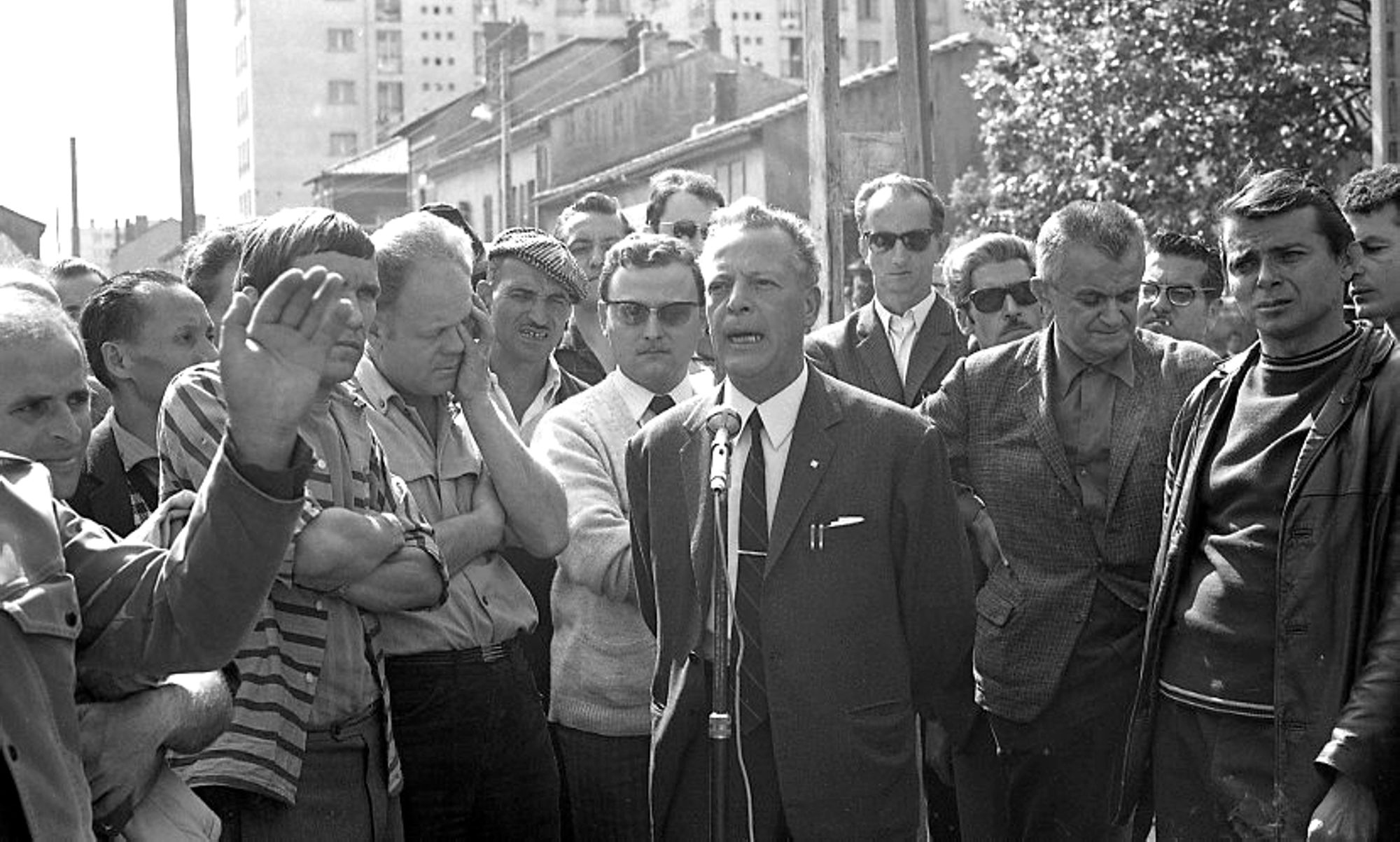 Manifestation syndicale de mai 68