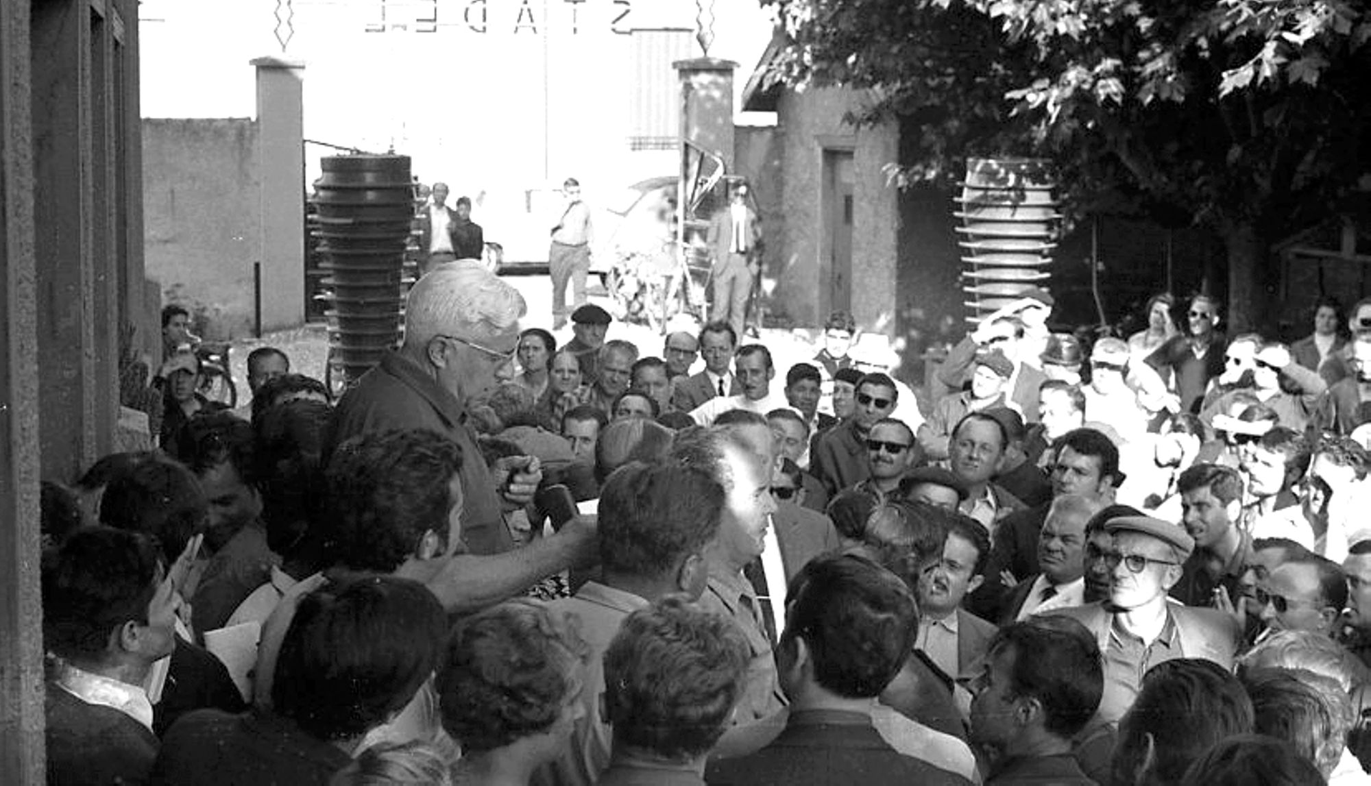 Manifestation syndicale de mai 68