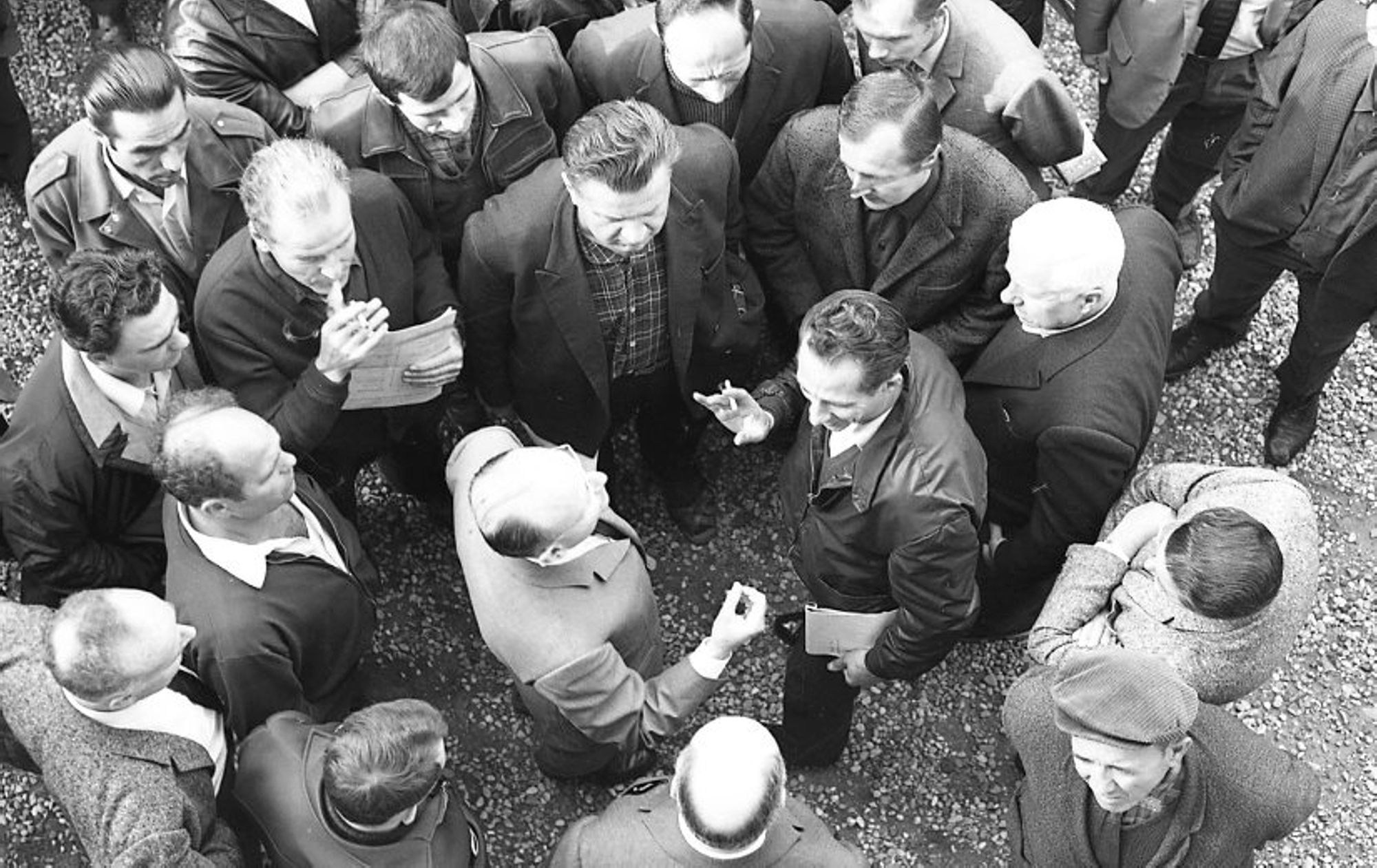 Manifestation syndicale de mai 68