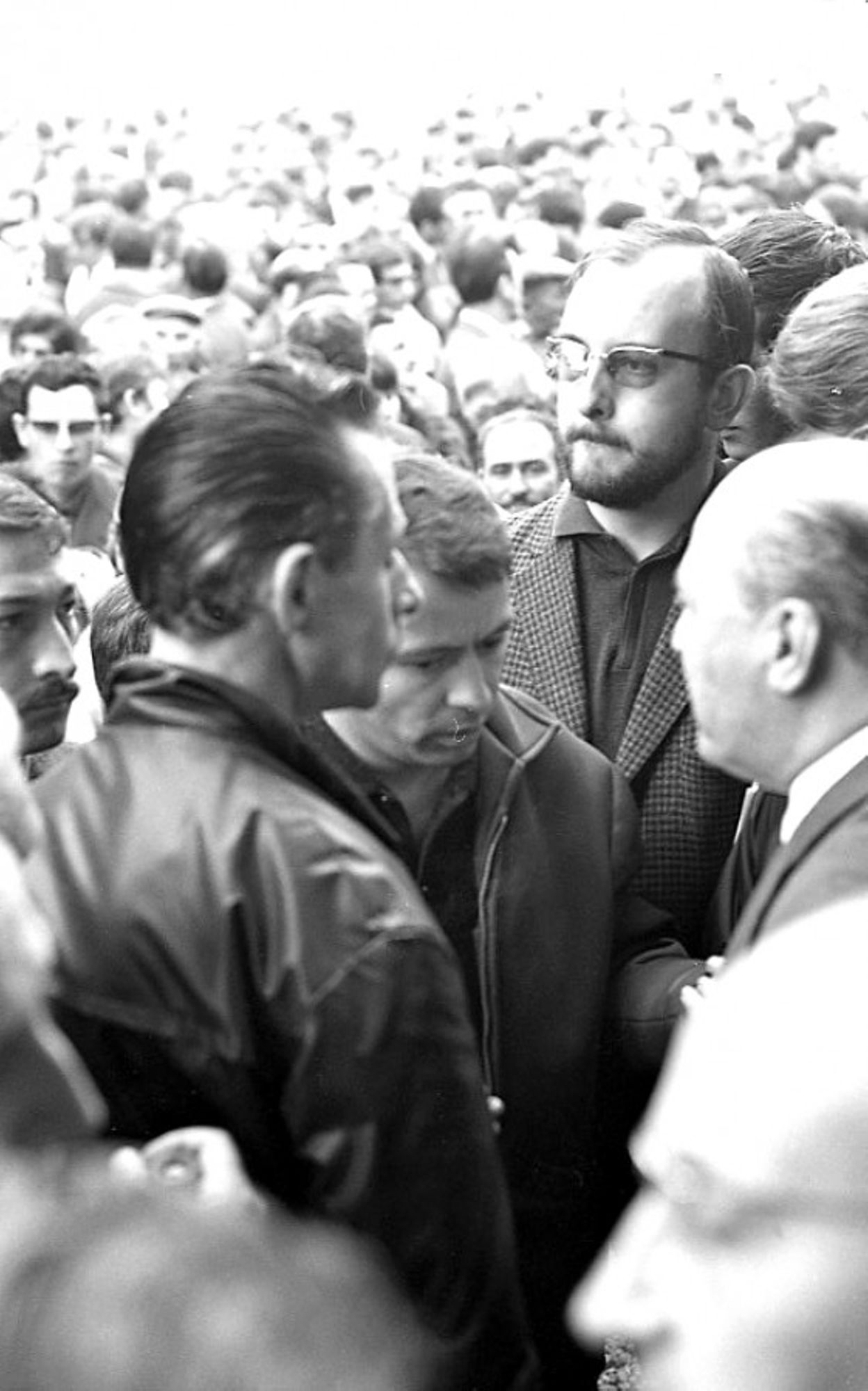 Manifestation syndicale de mai 68