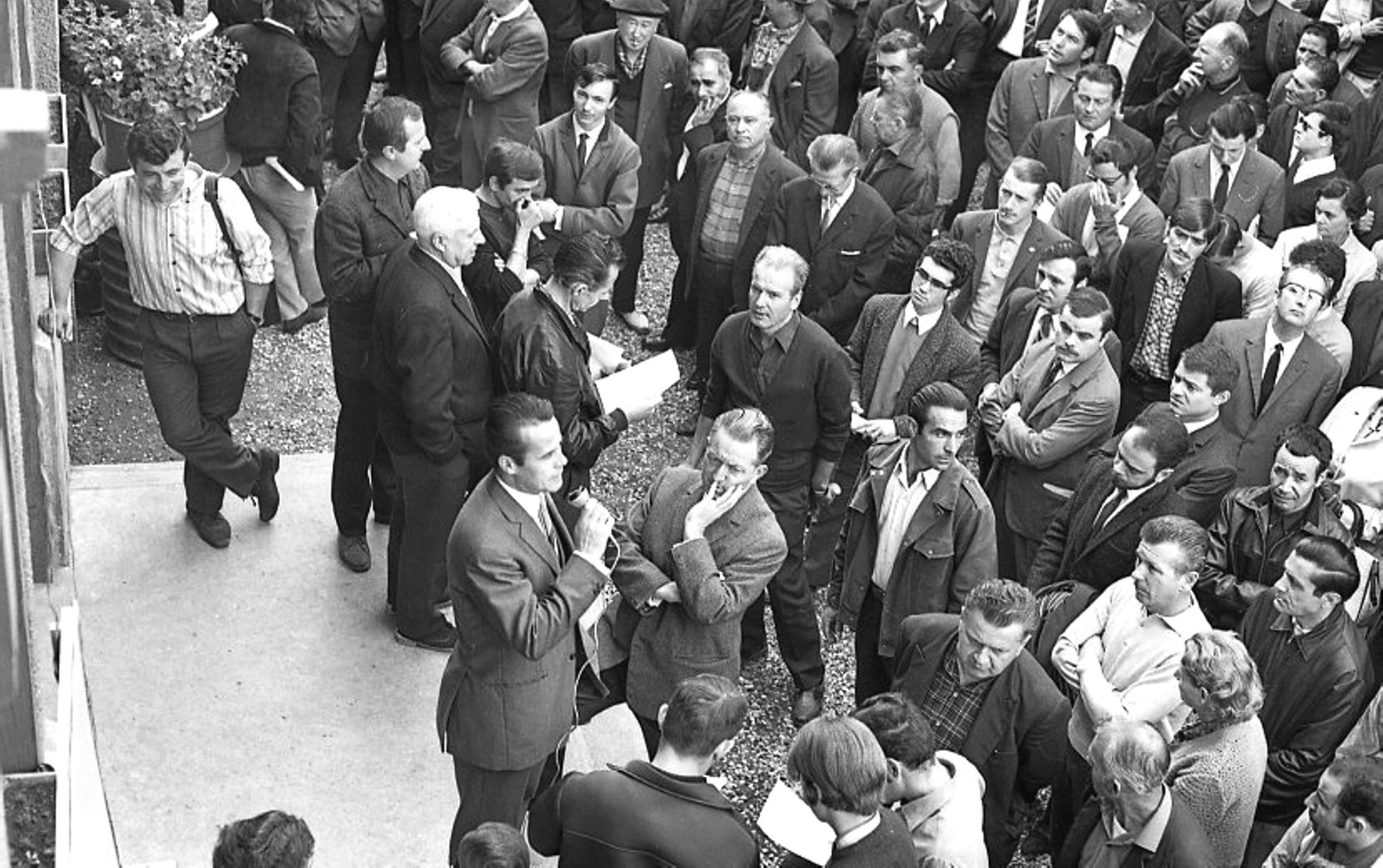 Manifestation syndicale de mai 68