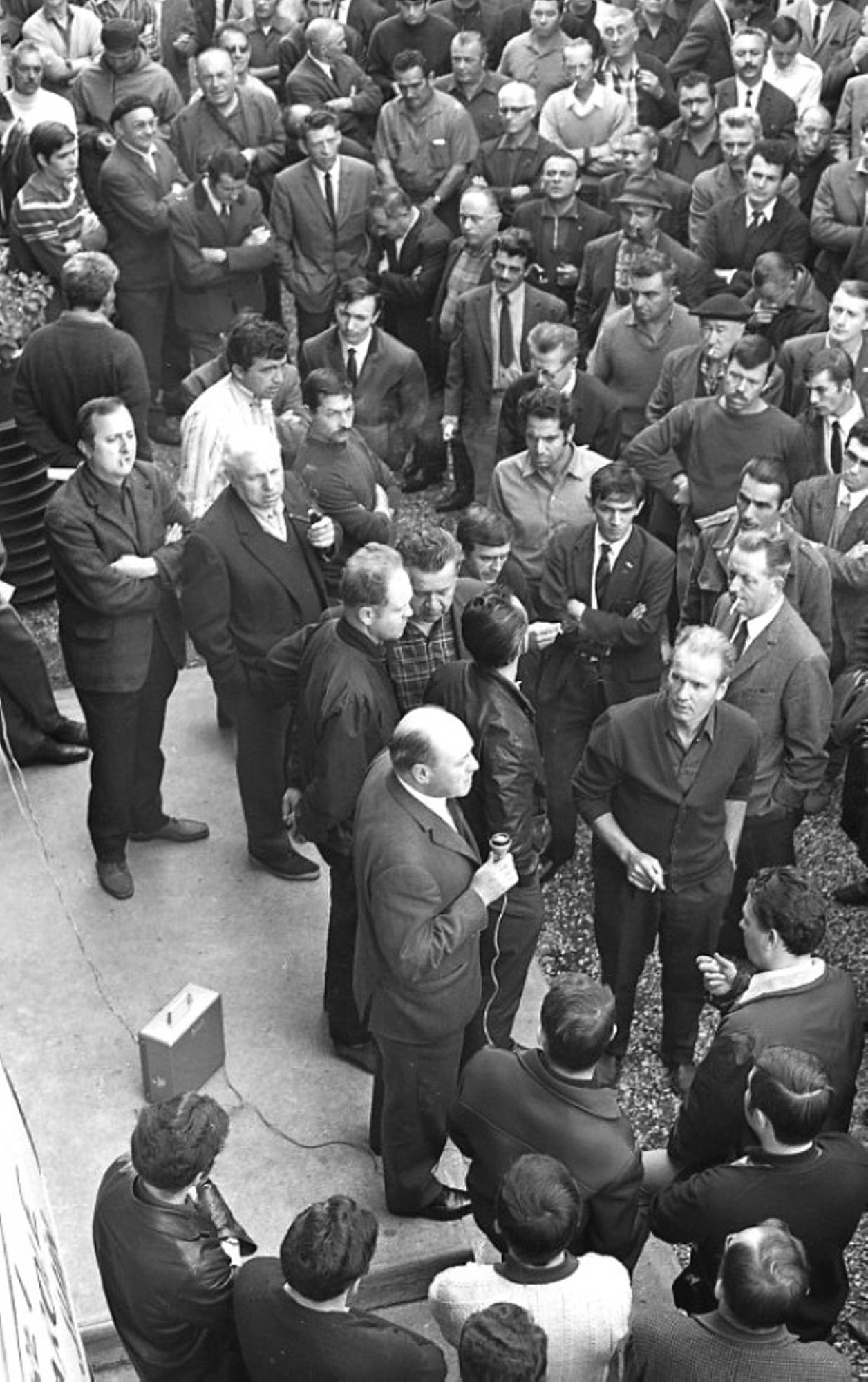 Manifestation syndicale de mai 68