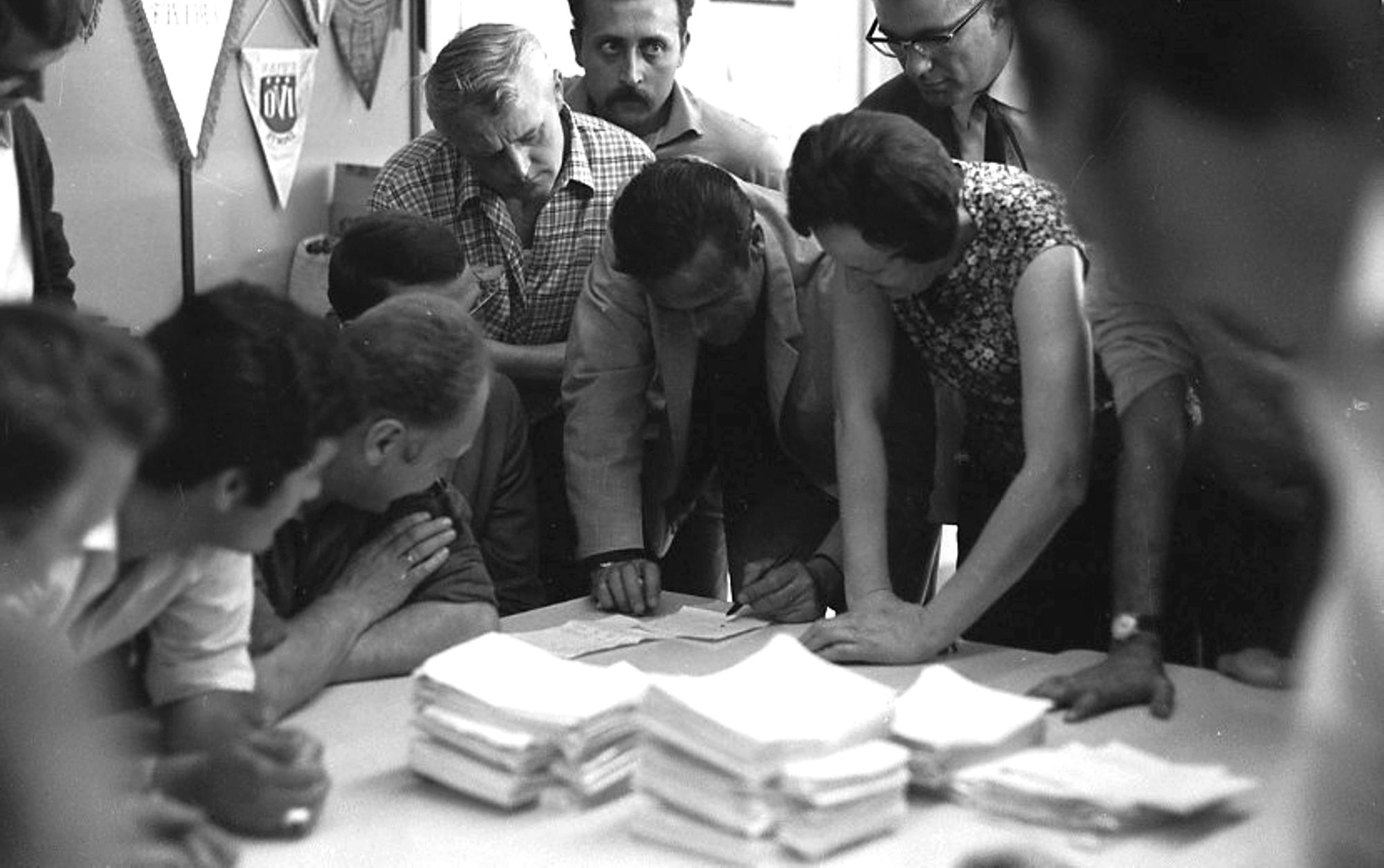 Manifestation syndicale de mai 68