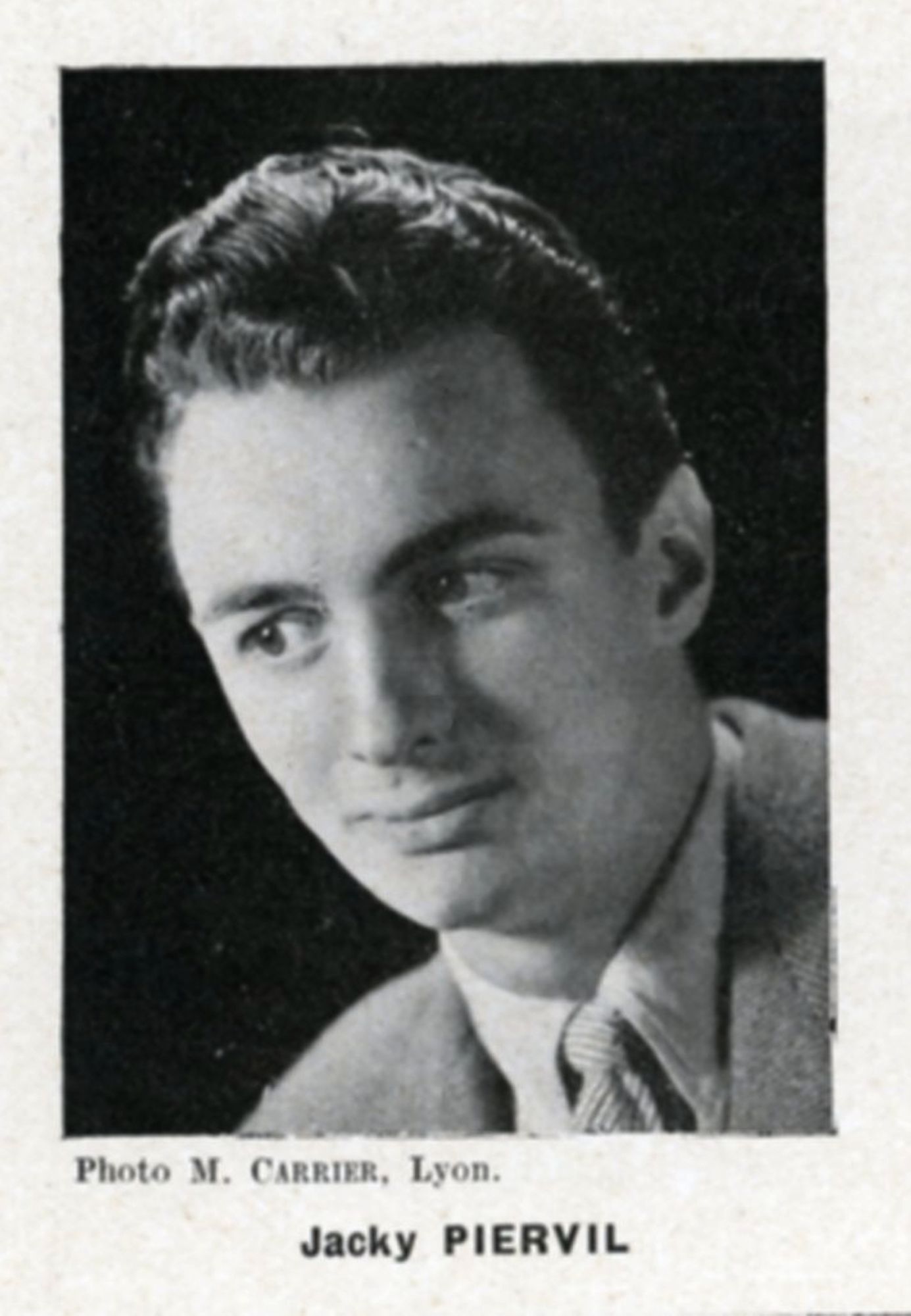 Programme : portrait de Jacky PIERVIL